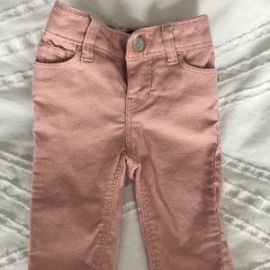 GAP Baby Girls Pink Shimmer Cords 0-3 Mos